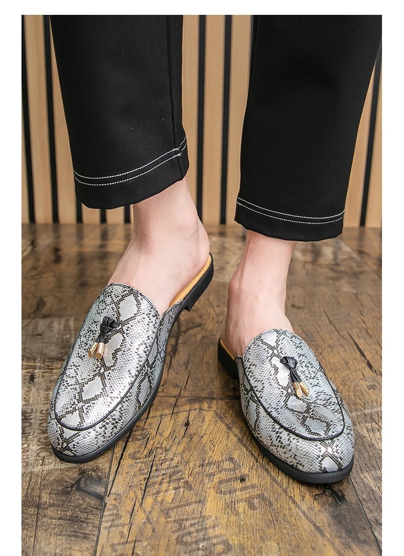 Men Leather Mules | by Anwer Fancy | Worldwide Shipping