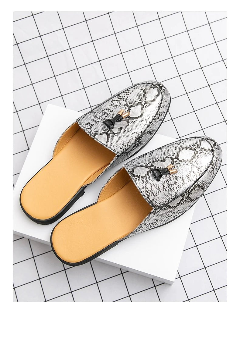 Men Leather Mules | by Anwer Fancy | Worldwide Shipping