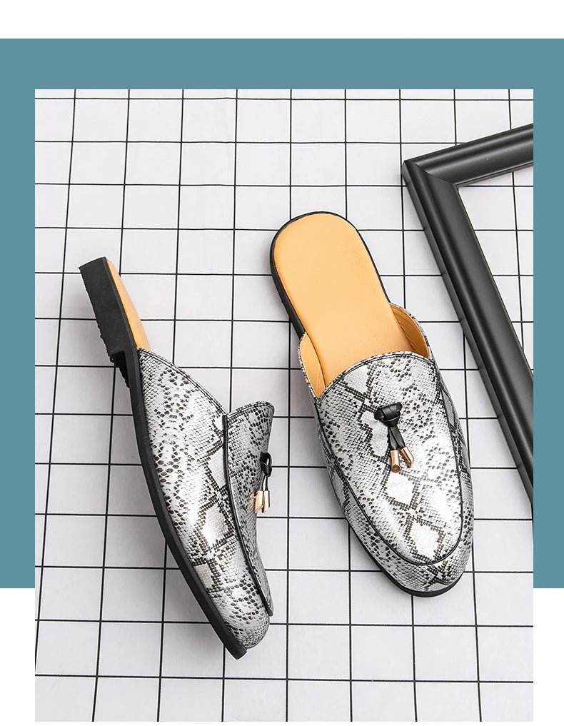 Men Leather Mules | by Anwer Fancy | Worldwide Shipping