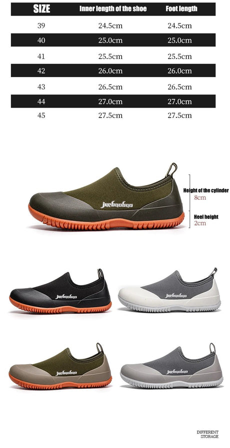 Men Lightweight Rain Boots | by Anwer Fancy | Worldwide Shipping