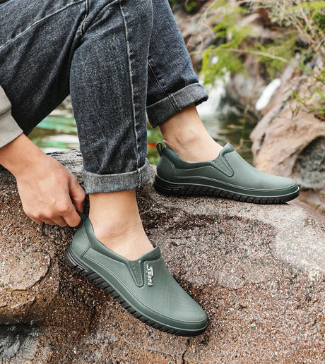 Men Low - Cut Rain Boots | by Anwer Fancy | Worldwide Shipping