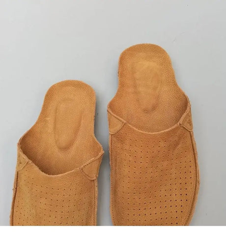 Men Retro Leather Mules | by Anwer Fancy | Worldwide Shipping