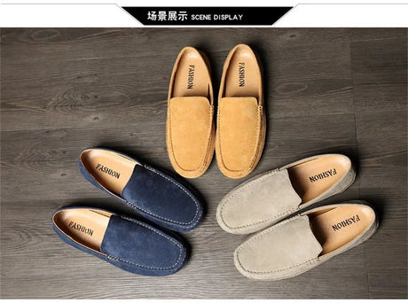 Men’s 2025 Luxury Suede Boat Loafers | Men's Loafers & Slip - Ons by Anwer Fancy | Worldwide Shipping