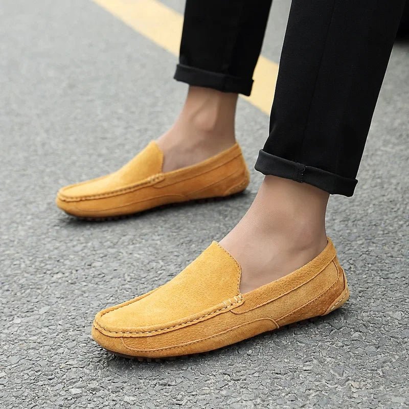 Men’s 2025 Luxury Suede Boat Loafers | Men's Loafers & Slip - Ons by Anwer Fancy | Worldwide Shipping