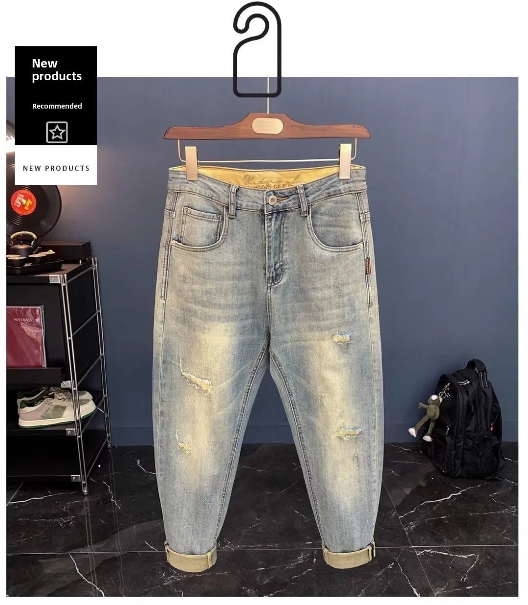 Men’s 2025 Ripped Vintage Jeans | Men's Jeans by Anwer Fancy | Worldwide Shipping