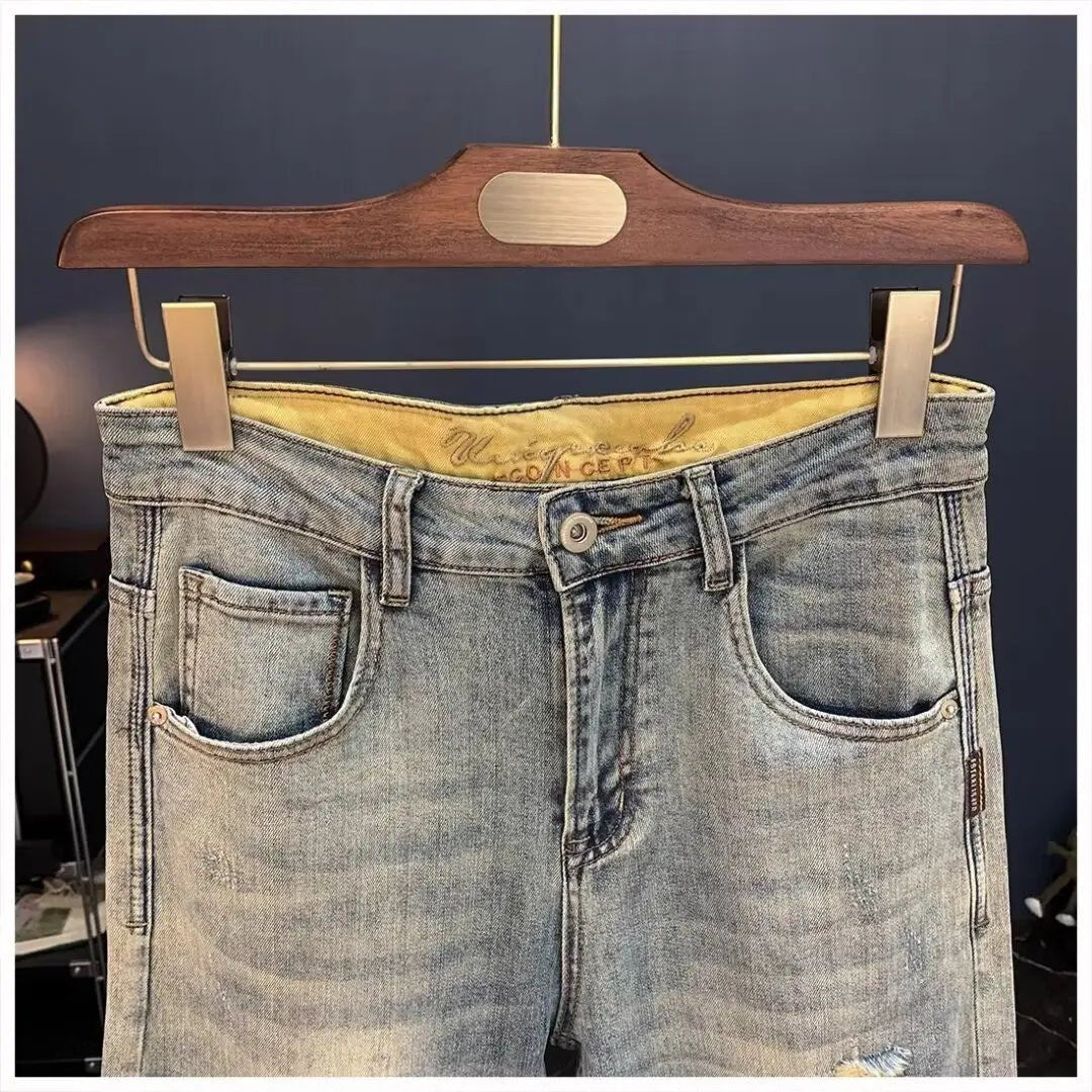Men’s 2025 Ripped Vintage Jeans | Men's Jeans by Anwer Fancy | Worldwide Shipping