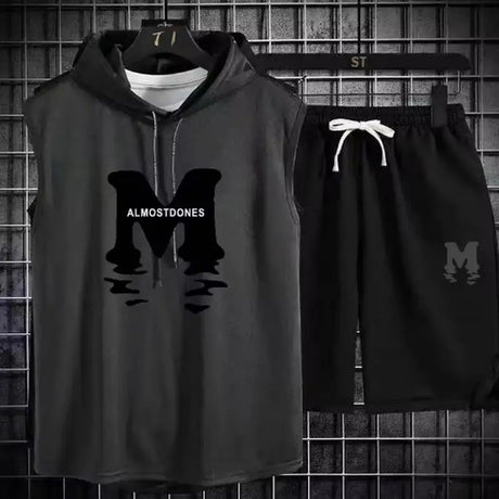 Men’s 2025 Summer Sleeveless Tracksuit Set | by Anwer Fancy | Worldwide Shipping