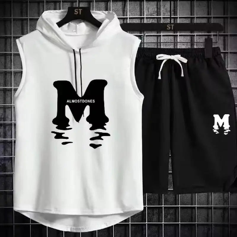 Men’s 2025 Summer Sleeveless Tracksuit Set | by Anwer Fancy | Worldwide Shipping