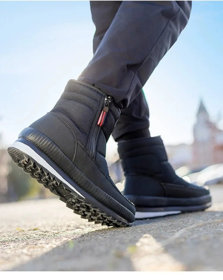 Men’s 2025 Wool Plush Ankle Boots | Men's Snow Boots by Anwer Fancy | Worldwide Shipping