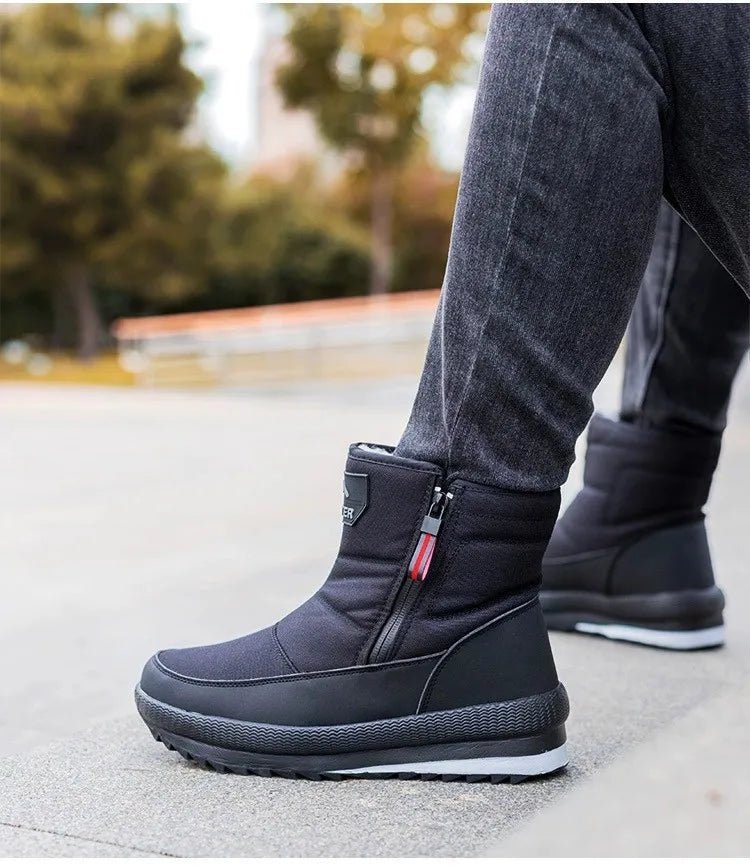 Men’s 2025 Wool Plush Ankle Boots | Men's Snow Boots by Anwer Fancy | Worldwide Shipping