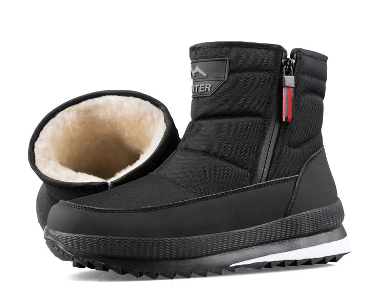 Men’s 2025 Wool Plush Ankle Boots | Men's Snow Boots by Anwer Fancy | Worldwide Shipping