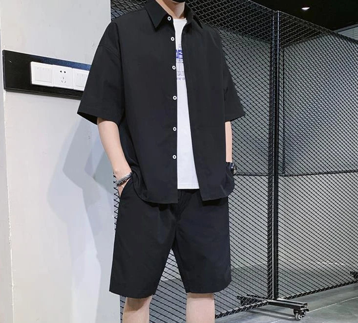 Men’s Black Plain Tracksuit Set | by Anwer Fancy | Worldwide Shipping