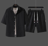 Men’s Black Plain Tracksuit Set | by Anwer Fancy | Worldwide Shipping