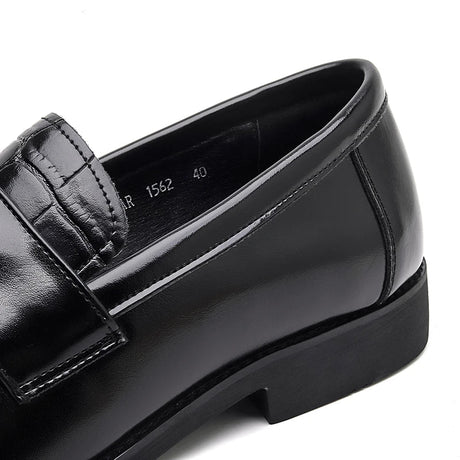 Men’s Black PU Leather Loafers | Men's Loafers & Slip - Ons by Anwer Fancy | Worldwide Shipping