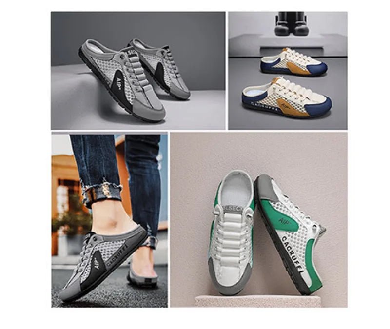 Men’s Breathable Half Slip - On Loafers | by Anwer Fancy | Worldwide Shipping