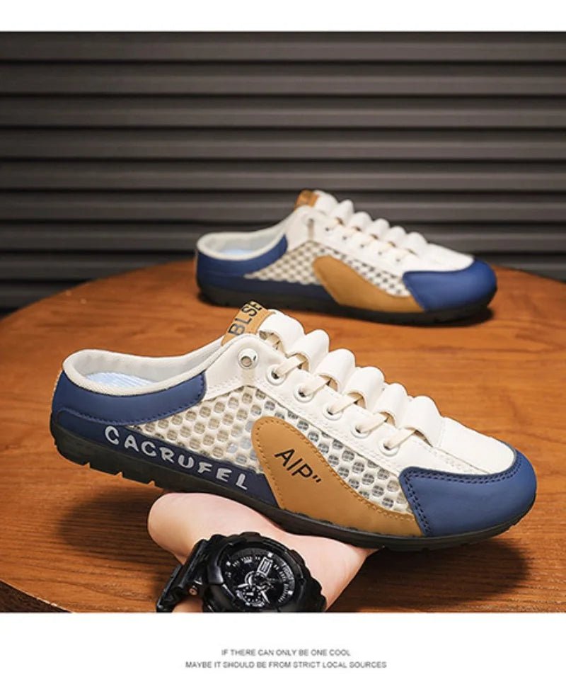 Men’s Breathable Half Slip - On Loafers | by Anwer Fancy | Worldwide Shipping