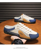 Men’s Breathable Half Slip - On Loafers | by Anwer Fancy | Worldwide Shipping