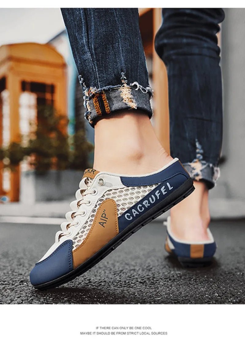 Men’s Breathable Half Slip - On Loafers | by Anwer Fancy | Worldwide Shipping