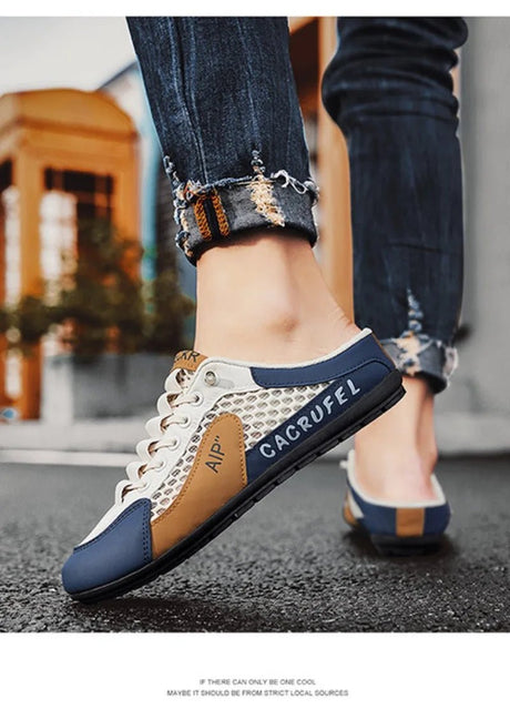 Men’s Breathable Half Slip - On Loafers | by Anwer Fancy | Worldwide Shipping