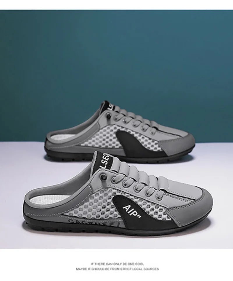 Men’s Breathable Half Slip - On Loafers | by Anwer Fancy | Worldwide Shipping