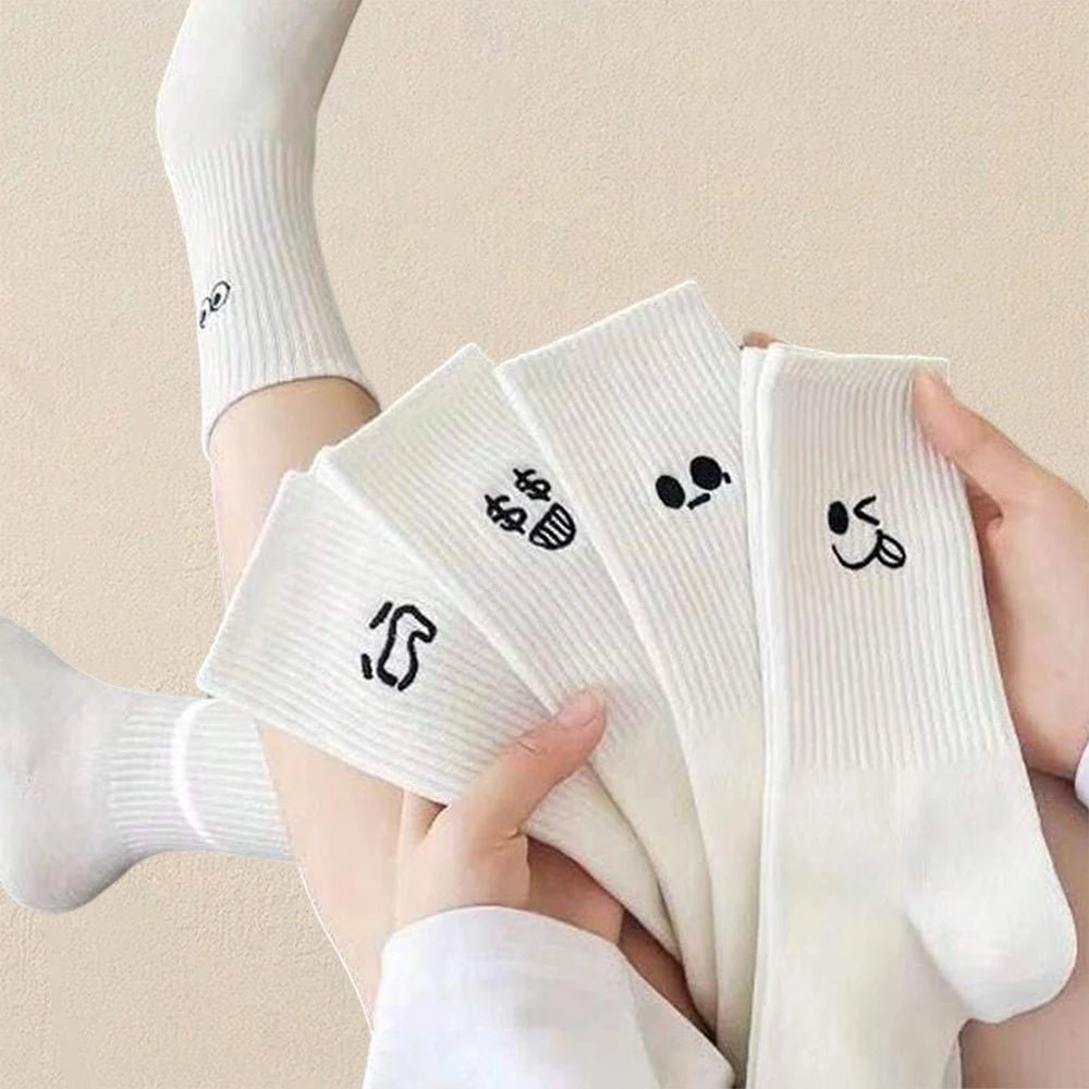 Men’s Cartoon Expression Socks (5/10/20 Pairs) | Men's Socks & Hosiery by Anwer Fancy | Worldwide Shipping