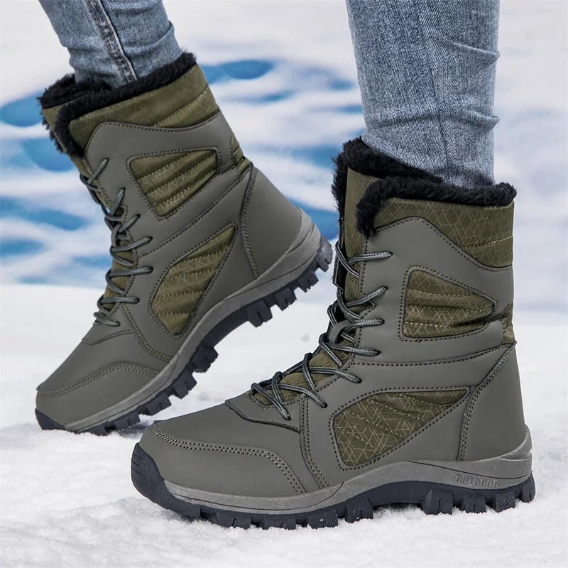 Men’s Casual Warm Platform Snow Boots | Men's Snow Boots by Anwer Fancy | Worldwide Shipping