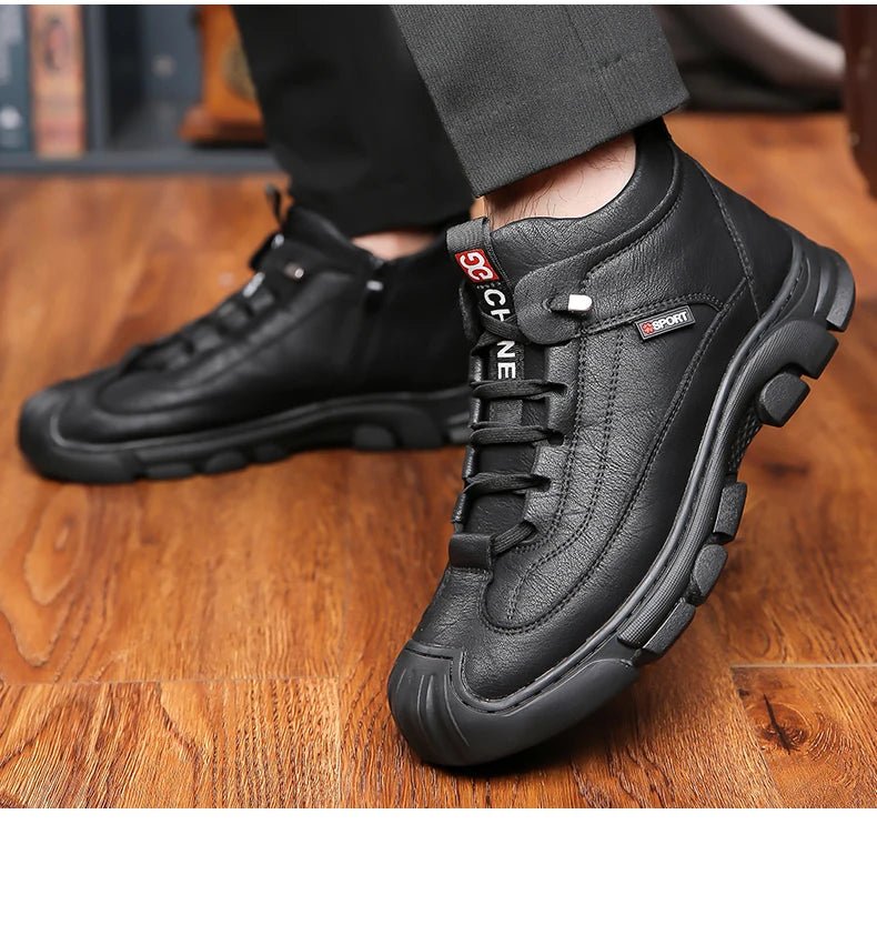 Men’s Christmas Sheepskin Snow Shoes | Men's Snow Boots by Anwer Fancy | Worldwide Shipping