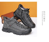 Men’s Christmas Sheepskin Snow Shoes | Men's Snow Boots by Anwer Fancy | Worldwide Shipping