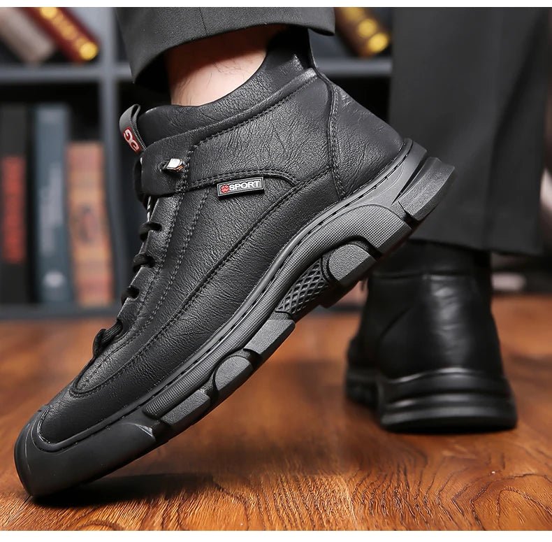 Men’s Christmas Sheepskin Snow Shoes | Men's Snow Boots by Anwer Fancy | Worldwide Shipping