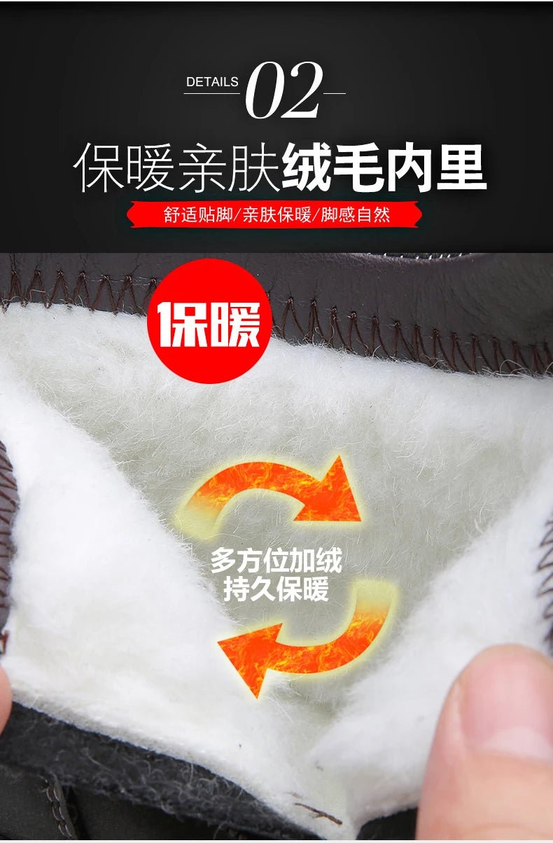 Men’s Christmas Sheepskin Snow Shoes | Men's Snow Boots by Anwer Fancy | Worldwide Shipping