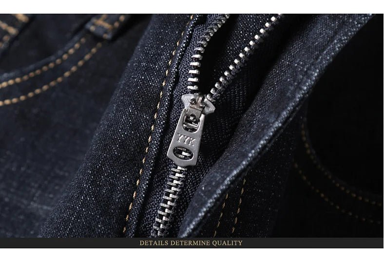 Men’s Classic Black Biker Jeans | Men's Jeans by Anwer Fancy | Worldwide Shipping