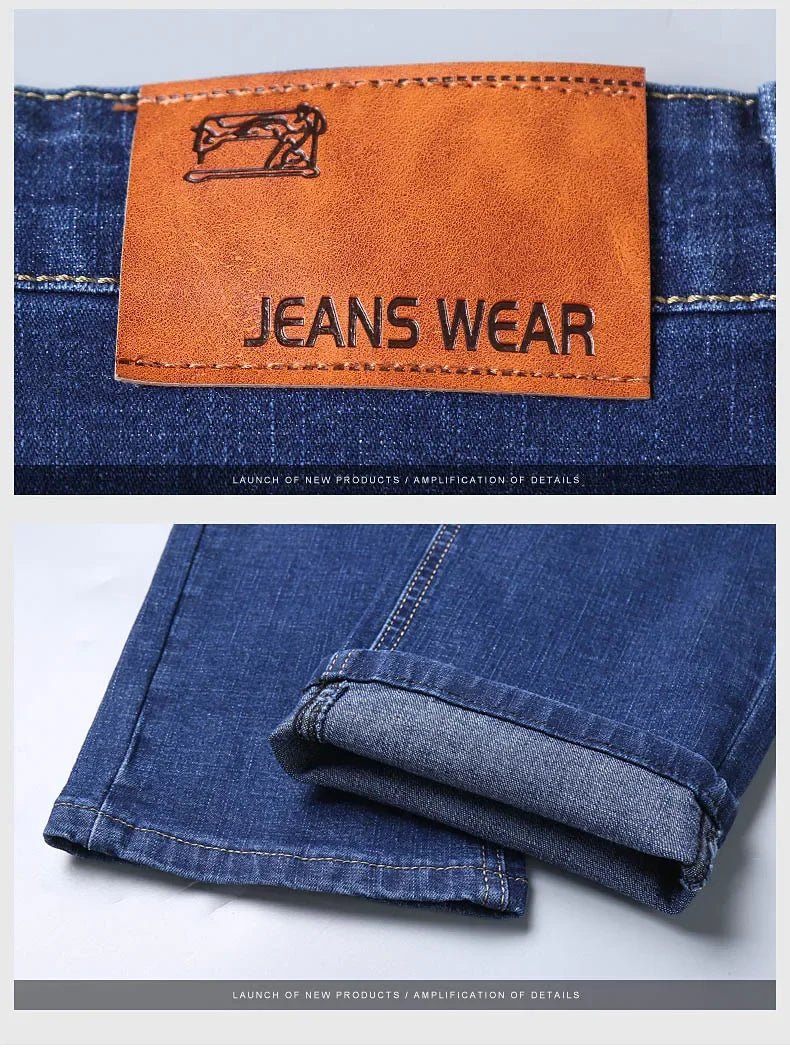 Men’s Classic Black Biker Jeans | Men's Jeans by Anwer Fancy | Worldwide Shipping