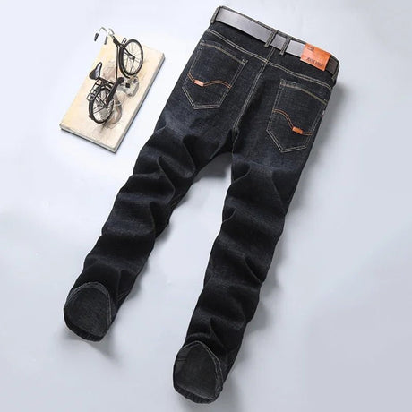 Men’s Classic Black Biker Jeans | Men's Jeans by Anwer Fancy | Worldwide Shipping