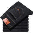 Men’s Classic Black Biker Jeans | Men's Jeans by Anwer Fancy | Worldwide Shipping