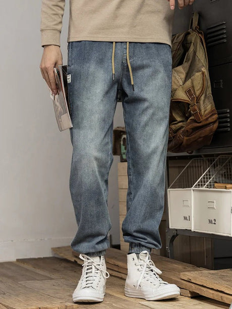 Men’s Classic Washed Blue Jeans | Men's Jeans by Anwer Fancy | Worldwide Shipping