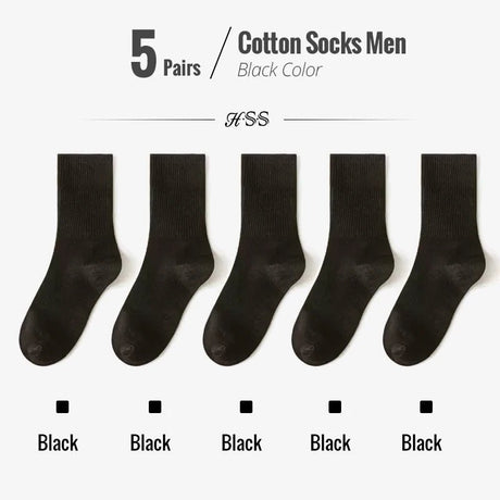 Men’s Combed Cotton Dress Socks (5/10 Pairs) | Men's Socks & Hosiery by Anwer Fancy | Worldwide Shipping