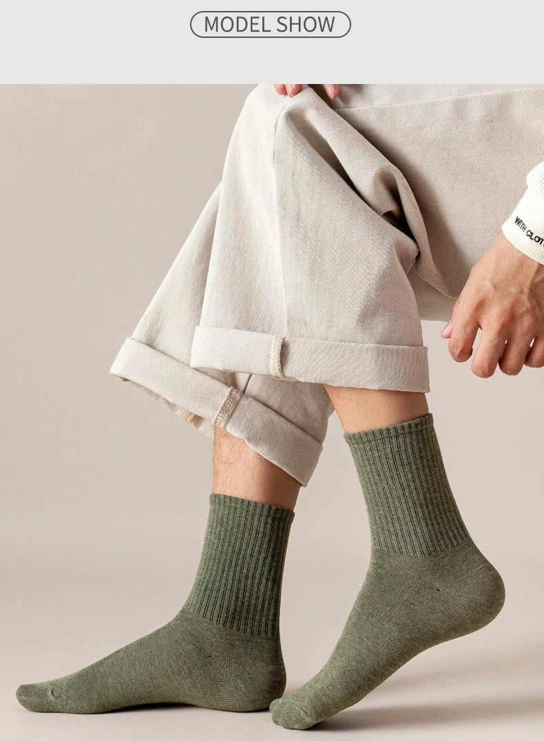 Men’s Combed Cotton Dress Socks (5/10 Pairs) | Men's Socks & Hosiery by Anwer Fancy | Worldwide Shipping