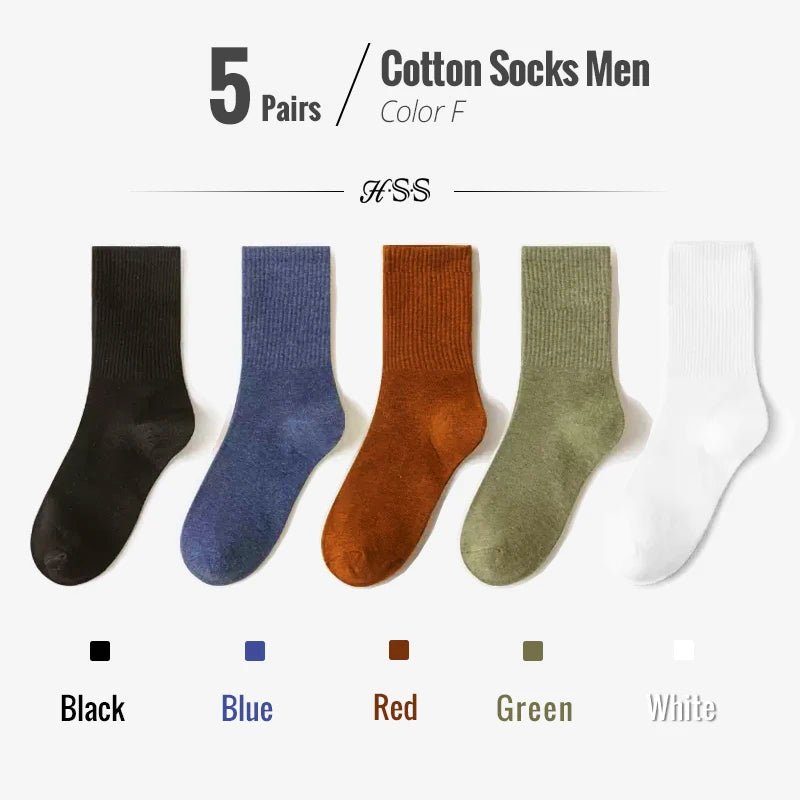 Men’s Combed Cotton Dress Socks (5/10 Pairs) | Men's Socks & Hosiery by Anwer Fancy | Worldwide Shipping