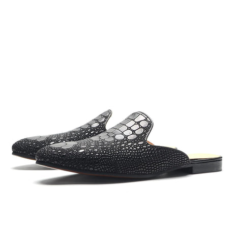 Men’s Crocodile Leather Mules | Men's Mules & Clogs by Anwer Fancy | Worldwide Shipping