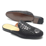 Men’s Crocodile Leather Mules | Men's Mules & Clogs by Anwer Fancy | Worldwide Shipping