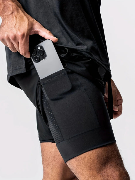 Men’s Double - Layer Basketball Shorts | by Anwer Fancy | Worldwide Shipping