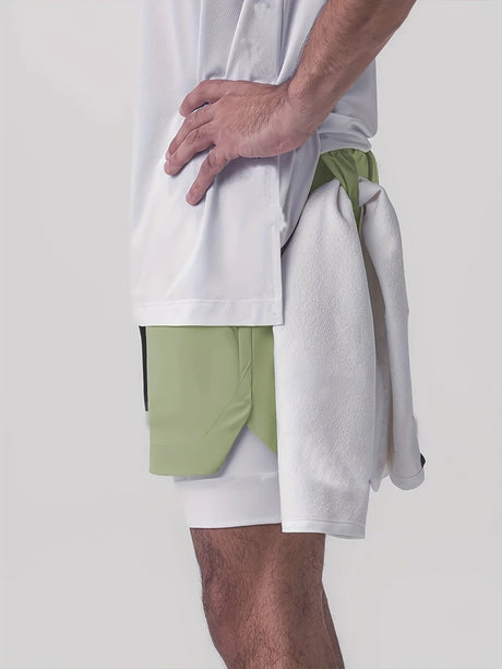 Men’s Double - Layer Basketball Shorts | by Anwer Fancy | Worldwide Shipping