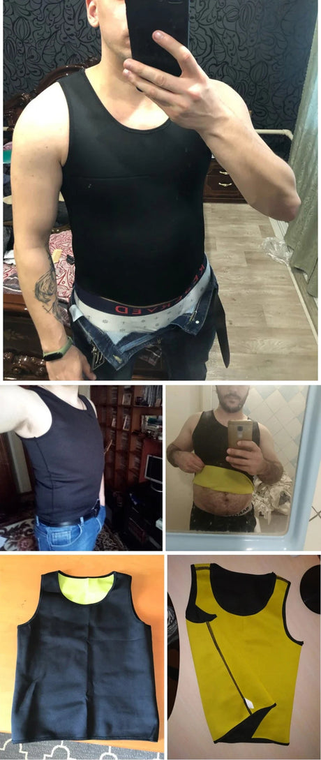 Men’s Fat Burning Waist Trainer Vest | by Anwer Fancy | Worldwide Shipping