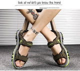 Men’s Genuine Leather Beach Sandals | by Anwer Fancy | Worldwide Shipping