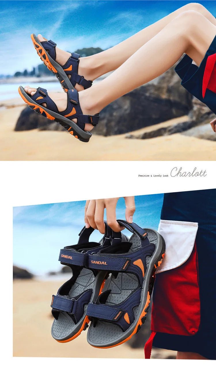 Men’s Genuine Leather Beach Sandals | by Anwer Fancy | Worldwide Shipping