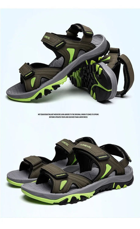 Men’s Genuine Leather Beach Sandals | by Anwer Fancy | Worldwide Shipping