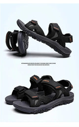 Men’s Genuine Leather Beach Sandals | by Anwer Fancy | Worldwide Shipping