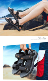Men’s Genuine Leather Beach Sandals | by Anwer Fancy | Worldwide Shipping
