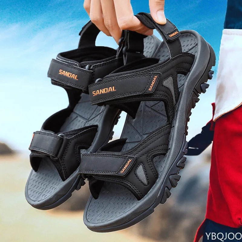 Men’s Genuine Leather Beach Sandals | by Anwer Fancy | Worldwide Shipping