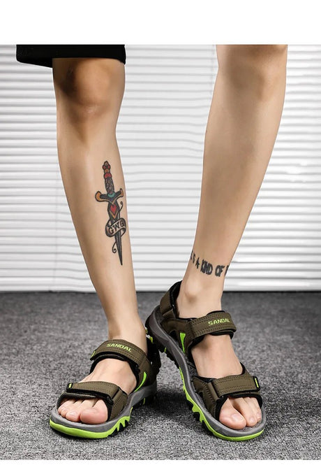 Men’s Genuine Leather Beach Sandals | by Anwer Fancy | Worldwide Shipping